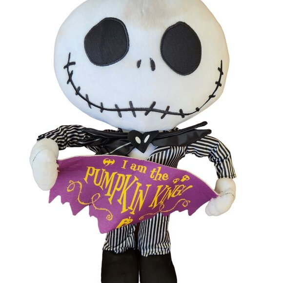 Disney Time Burton's Jack the Skeleton Standing 17.5" Halloween Decor - Picture 1 of 3